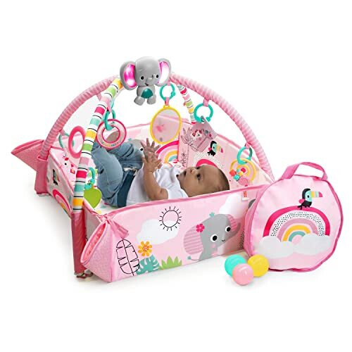 Bright Starts BRIGHT STARTS Tappeto Gioco 5-in-1 Arcobaleno Tropicale 2