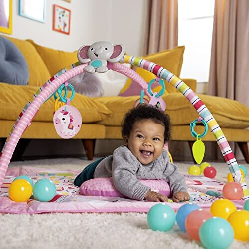 Bright Starts BRIGHT STARTS Tappeto Gioco 5-in-1 Arcobaleno Tropicale 1