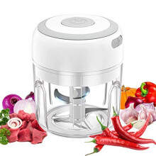 VOUM Mini Food Chopper Electric - Kitchen Food Processor and Blender, USB Charging Portable Vegetable Fruit Meat Garlic Onion Ginger Chopper