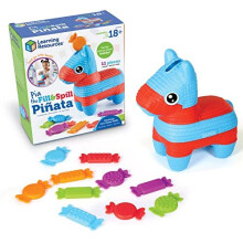 Learning Resources LER9135 Pia The Fill & Spill Piñata, Top Toddler, Preschool, Fine Motor Skills, Educational Toys, 11 Pieces, Age 18 Months
