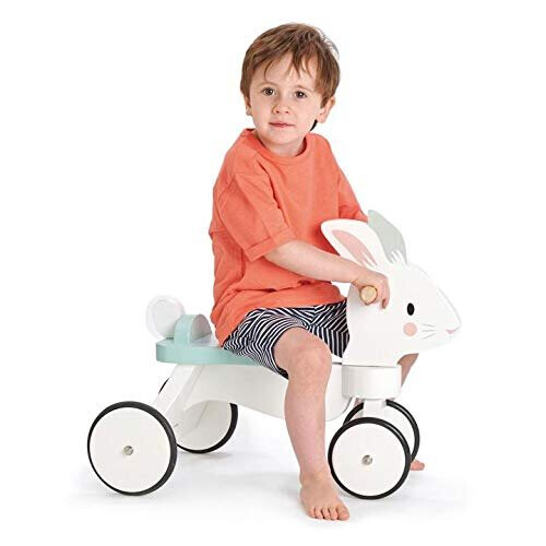 Bicicleta de equilíbrio de 4 rodas júnior branco - Tender Leaf Toys - Loopfiets 1