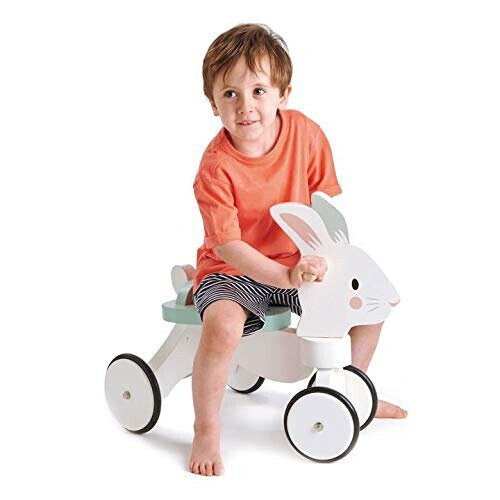 Bicicleta de equilíbrio de 4 rodas júnior branco - Tender Leaf Toys - Loopfiets 2