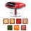 AEX Manual Food Processors Multi-Function & Chopper with Cover and Handle, Garlic Press Vegetable Chopper Shredder,Suitable for Onions Ginge 1