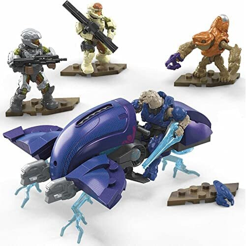 MEGA MEGA Halo Giocattolo Edifici, Fantasma di Requiem con 135 Pezzi, 4 Micro Action Figures e Accessori 1