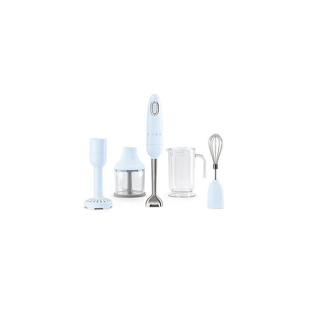 Smeg HBF02PBUS Hand Blender, Pastel Blue, One Size