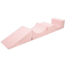 KiddyMoon Foam Playground For Kids Obstacle Course For Children Montessori Toy For Babies Soft Construction Blocks Element, Halfshaft/Ramp/Wedge/