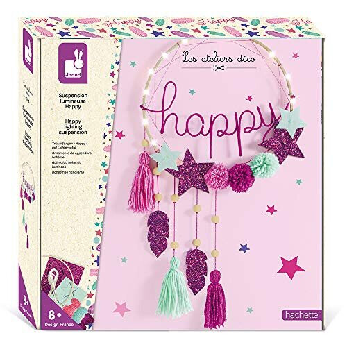 Janod Creatieve Kit - Verlichtingshanglamp Happy