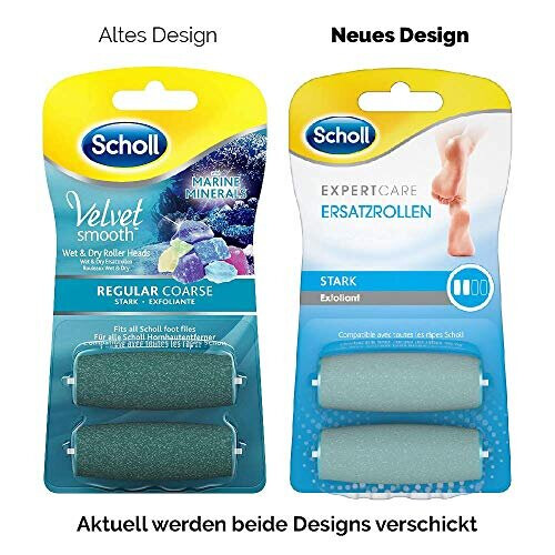 Scholl Scholl Velvet Smooth Regular Testine a grana grossa 2 pezzi. 1