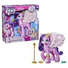 My Little Pony: A New Generation Film Musical Star Princess Petals 15-cm Pony Toy that Plays Music for Children 5 and Up F1796