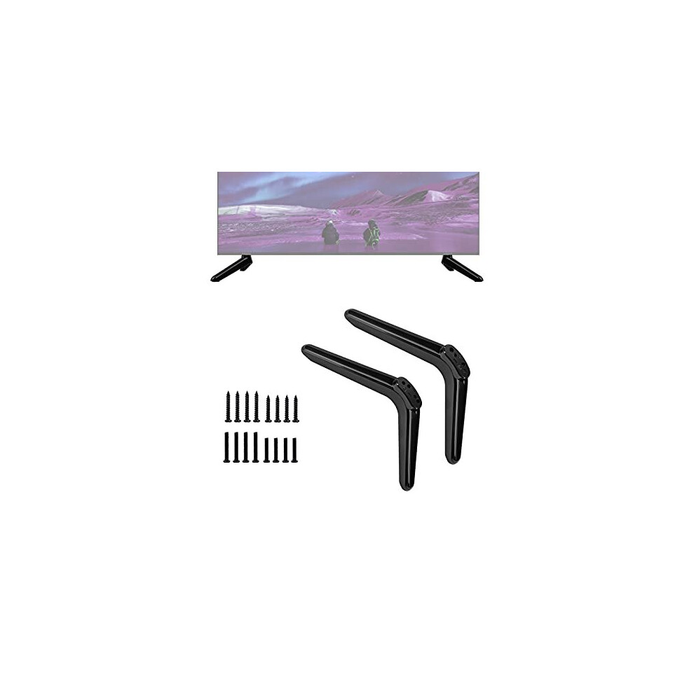 TV Stands for TCL Smart Roku TV, TV Pedestal Feet Compatible with TCL 49 inch 50 inch 55 inch TV, Include Screw Set (Black) 
