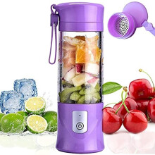 Portable Blender Personal Size Mini Smoothies Blender Mixer Fruit Juicer Cup USB Rechargeable Small Travel Blender for Shakes and Smoothies