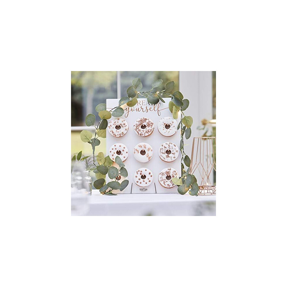 Ginger Ray Botanical Wedding Artificial Eucalyptus Garland with LED Lights