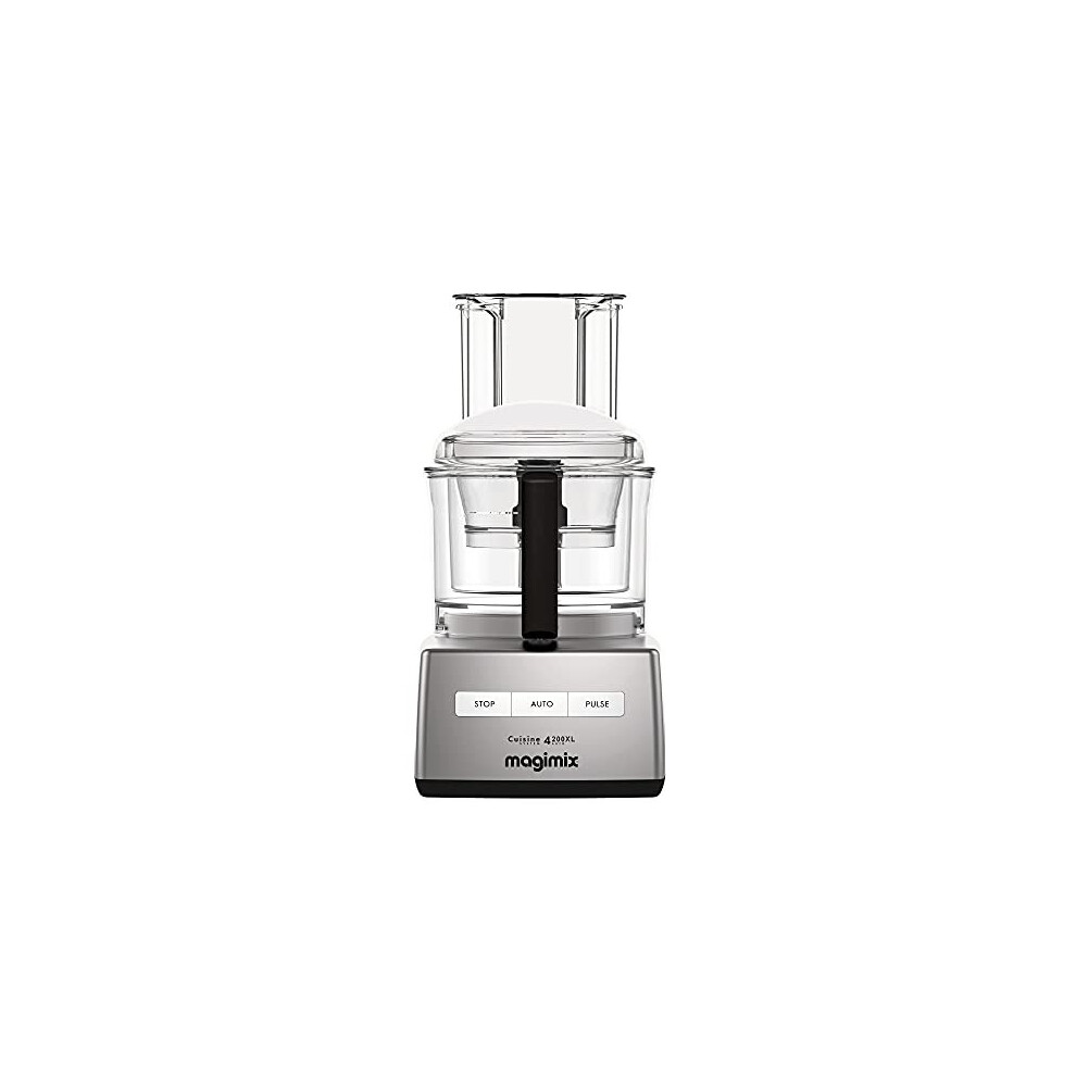 Magimix 4200XL Compact Food Processor & Blender | 3 ABS & BPA-Free Bowls | 3L Capacity | Quiet & Powerful Motor | Multifunctional 6 in 1 Sol