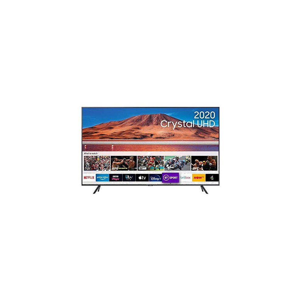 Samsung 2020 50" TU7110 Crystal UHD 4K HDR Smart TV, Black 
