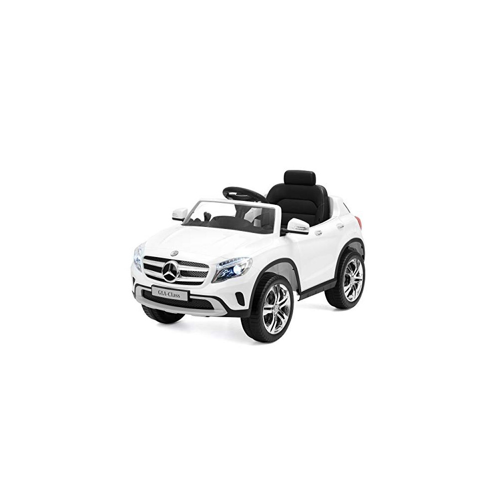 Xootz Mercedes-Benz Officially Licensed Kids Electric Ride On Car with LED Headlights and MP3 Connection, GLA