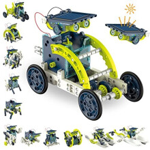 AceLife STEM Solar Robot Toy 12-in-1 Educational Science Kit DIY Building Toy Construction Engineering Set for Kids Age 8-12 Boys & Girls Birthda