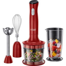 Staafmixer 3 in 1 - RUSSELL HOBBS - Desire 24700-56 - 500 W - RVS voet - Hakkom 0.5 L - Klopgadget - 2 snelheden