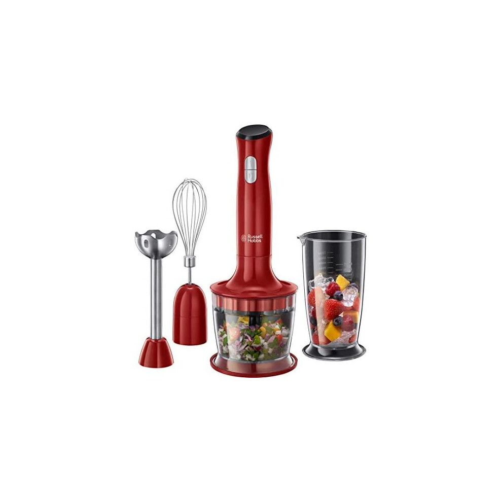 Russell Hobbs Russell Hobs 24700-56 Hand Blender 3 In 1 Desire 3 In 1-24700-56, Red
