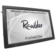 Rawblue 14 Inch Portable Digital ATSC TFT HD Screen Freeview LED TV for Car,Caravan,Camping,Outdoor or Kitchen.Built-in Battery Television/M