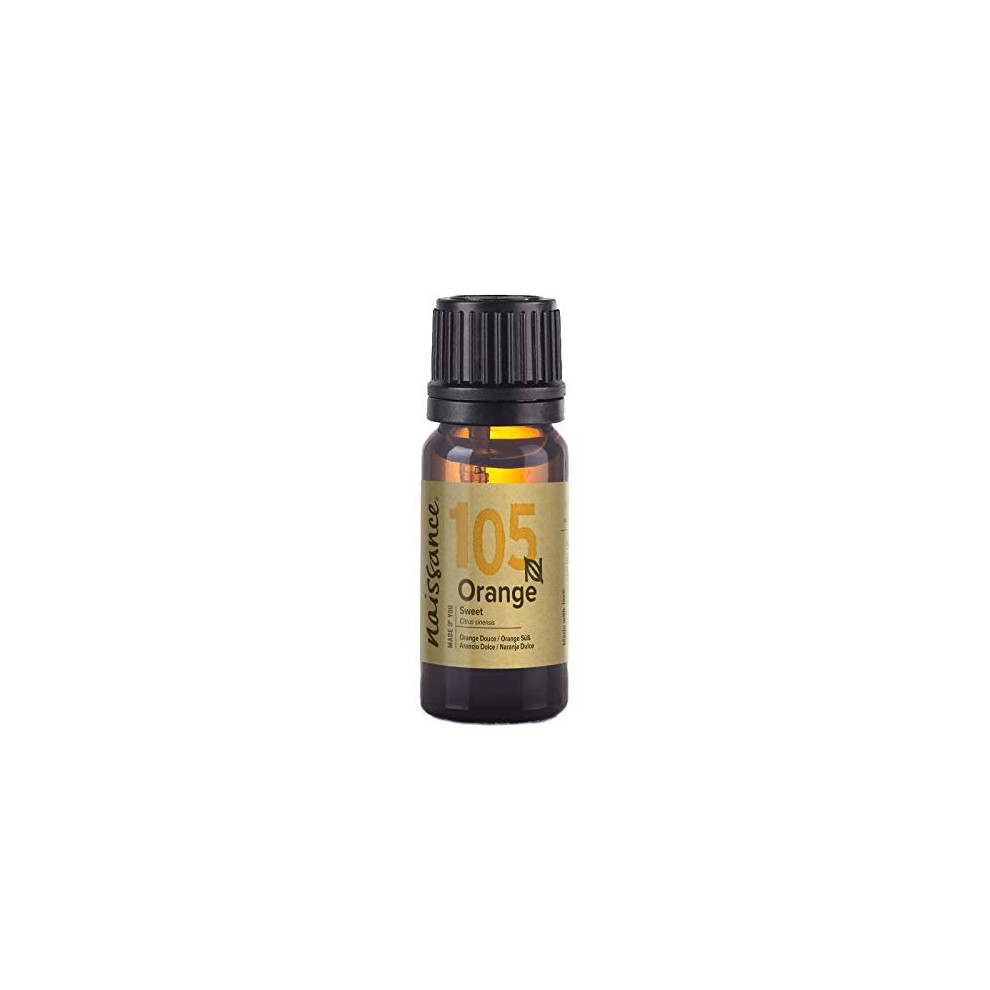 Naissance Orange Sweet Essential Oil 10Ml - Pure, Natural, Cold Pressed, Cruelty Free, Vegan And Undiluted - Use In Aromatherapy & Diffusers