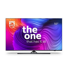 Philips 50 Inch Smart TV 4K. UHD LED Television for Netflix, YouTube and Gaming/Google Assistant and Alexa/Ambilight, HDR Picture, Android T