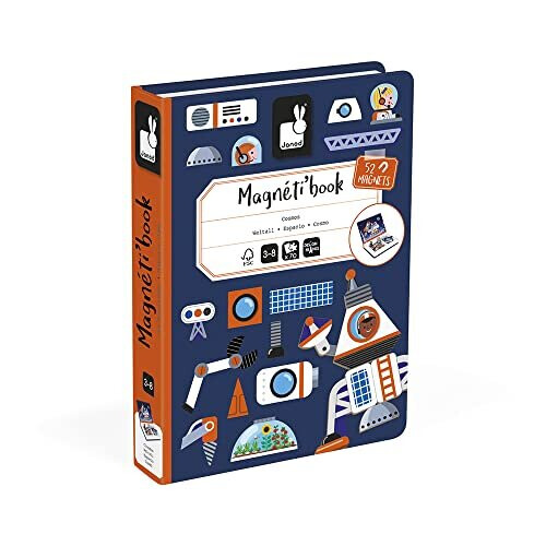 Janod Gioco Magneti Book Tema Cosmo 1