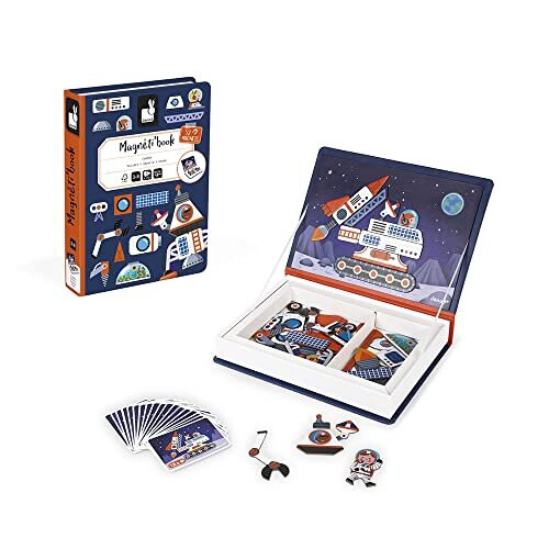 Janod Gioco Magneti Book Tema Cosmo 2