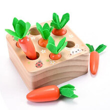 Montessori leget?j til 1 ?r gamle guler?dder H?st tr? babyleget?j i 6-12 m?neder P?dagogisk form Sortering Matchende leget?j til sm?b?rn Finmotor