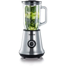 Blender - SEVERIN - SM3734 - 500 W - Bol en verre 1 L - 2 vitesses + fonction pulse - Inox/Noir