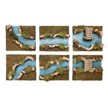 BERTONI Wooden 6 Parts River Suite, Wood, Multi-Colour, One Size
