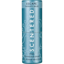 Scentered Escape Aromatherapy Essential Oils Balm Stick - Calming Meditation Aid - All-Natural Blend of Frankincense, Oud, Sandalwood, Cedar
