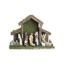 Toyland 12 Piece Traditional Christmas Nativity Scene - Christmas Decorations