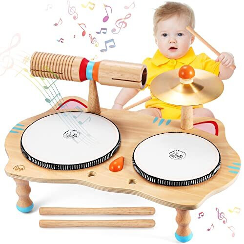 Musical instruments for 3 best sale year olds