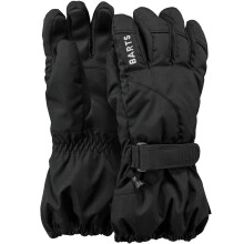(12+ Yrs, Black) Barts Kids Childrens Tec Waterpoof Hook & Loop Outdoor Warm Winter Gloves