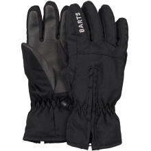 (2-3 Yrs, Black) Barts Kids Childrens Zipper Water Repellent Insulated Warm Winter Gloves