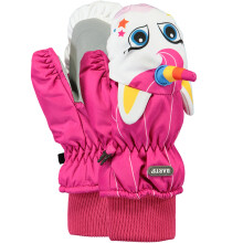 (2-3 Yrs, Fuchsia) Barts Kids Childrens Nylon 3D Waterproof Outdoor Warm Winter Gloves Mittens
