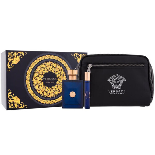 Versace Versace Dylan Blue Eau De Toilette 100ml Spray 3 Pieces Set