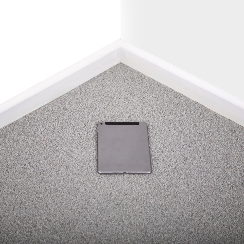 (11M X 4M Width) Grey Orchid Shade Soft Twist Carpet 4Mm Thick 5056524027547