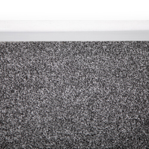 (4m x 4m Width) Dark Grey Raincloud Shade Soft Twist Carpet 1