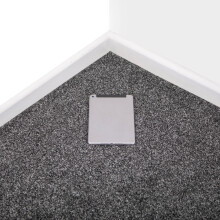 (3m x 4m Width) Dark Grey Raincloud Shade Soft Twist Carpet