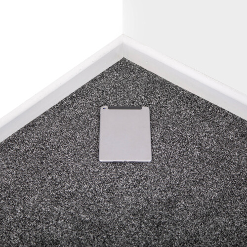 (4m x 4m Width) Dark Grey Raincloud Shade Soft Twist Carpet