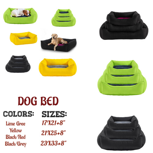 Dog Beds Soft AntiAnxiety Dog Bed Rectangle Dog Bed with Cosy Plush