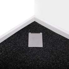 (5m x 4m Width) Soot Black Shade Soft Twist Carpet 4mm Thick