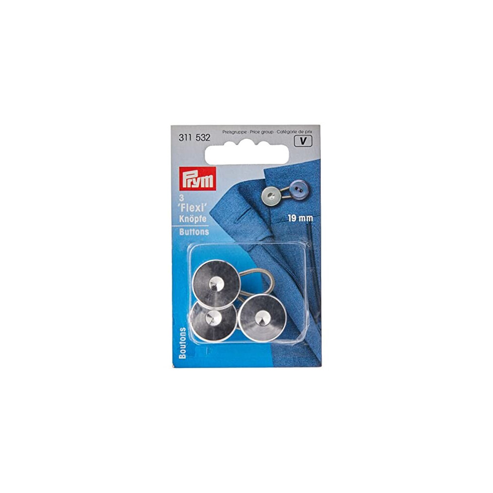 Prym Flexi Buttons With Loop 19 Mm