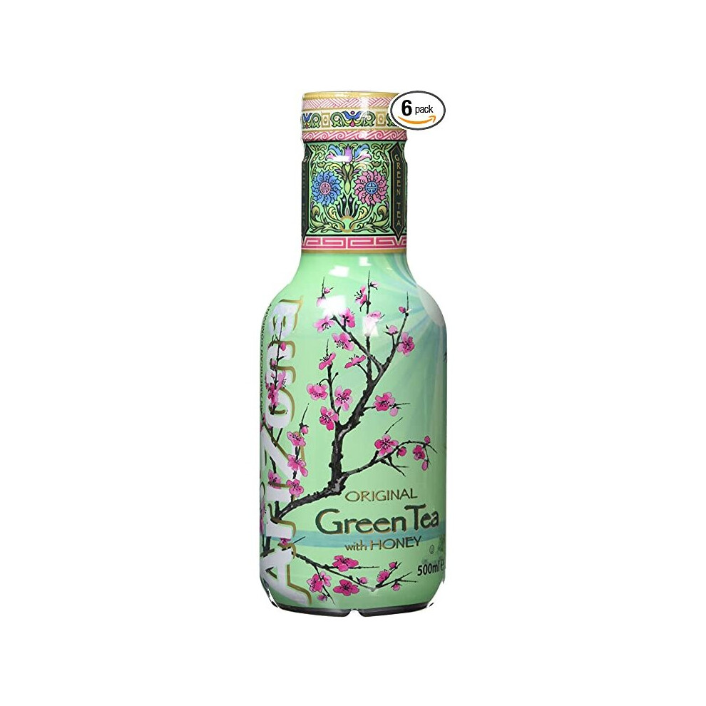 Arizona Green Tea & Honey 6 X 500ml 