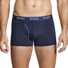 (L) Bonds Navy Mens Guyfront Trunks Briefs Boxer Shorts Comfy Undies Underwear MZVJ JGP Navy100