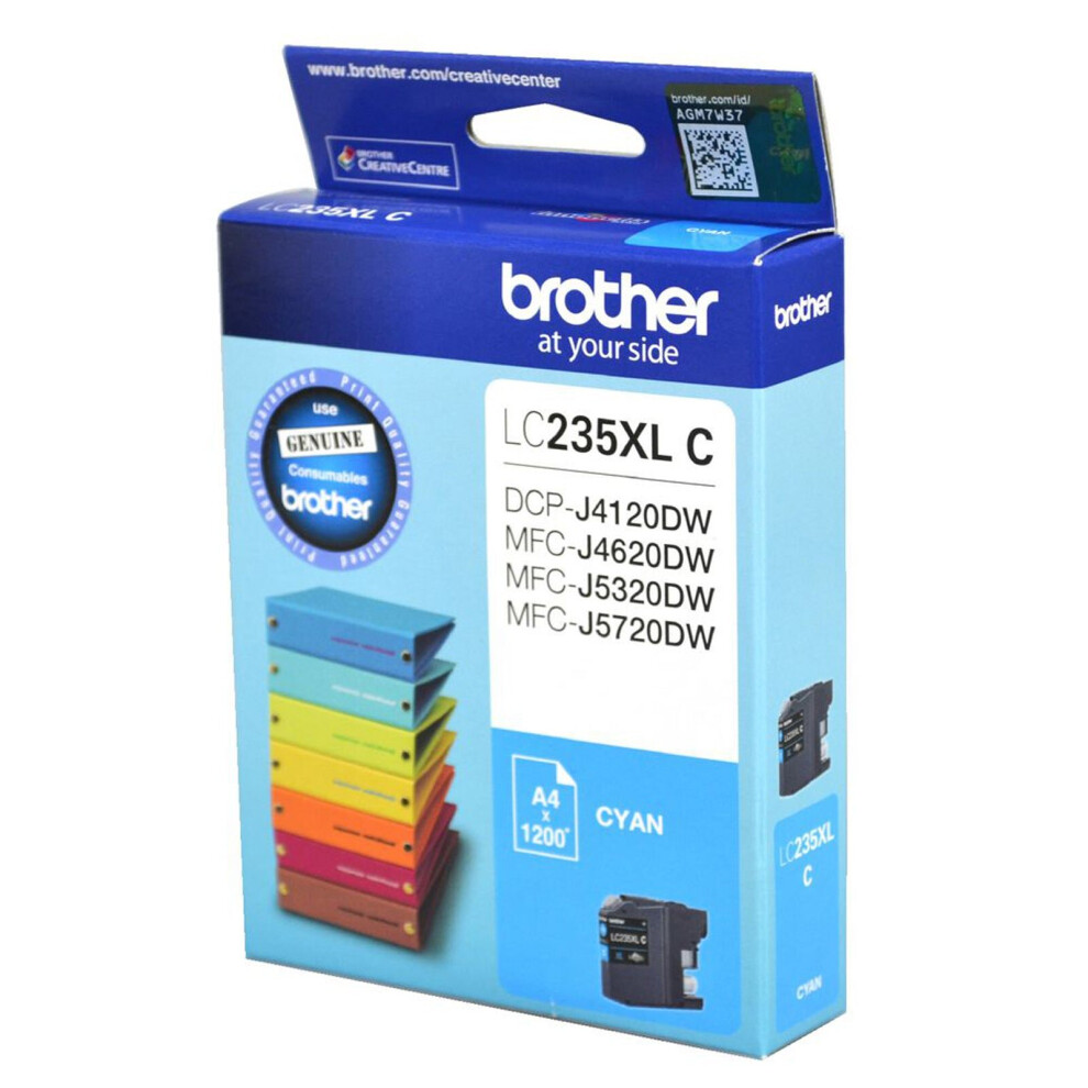 GENUINE Original Brother LC235XLC CYAN Ink Cartridge Toner LC-235XL C