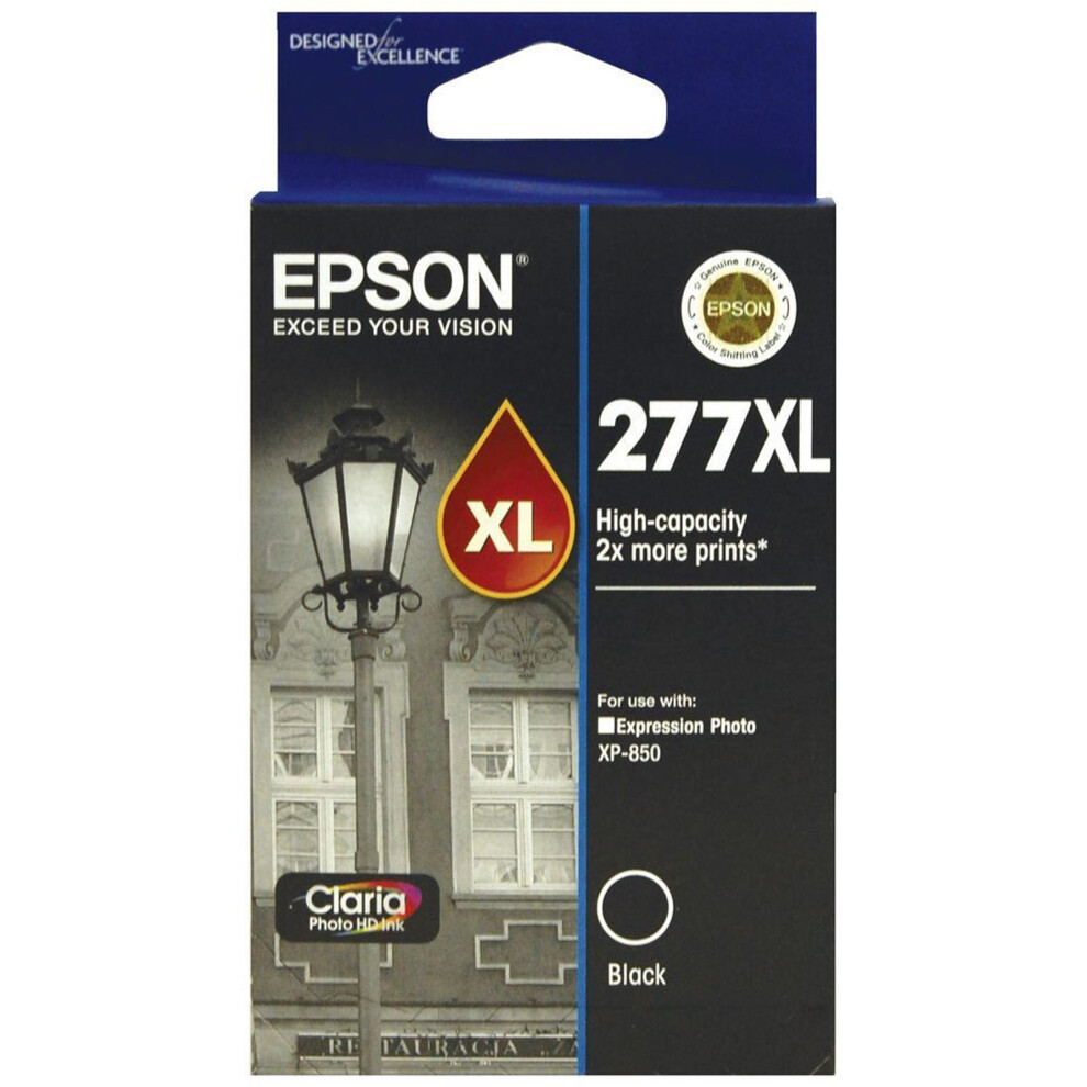 GENUINE Original Epson 277XL Black Ink Cartridge Toner XP-850 XP-950 T278192