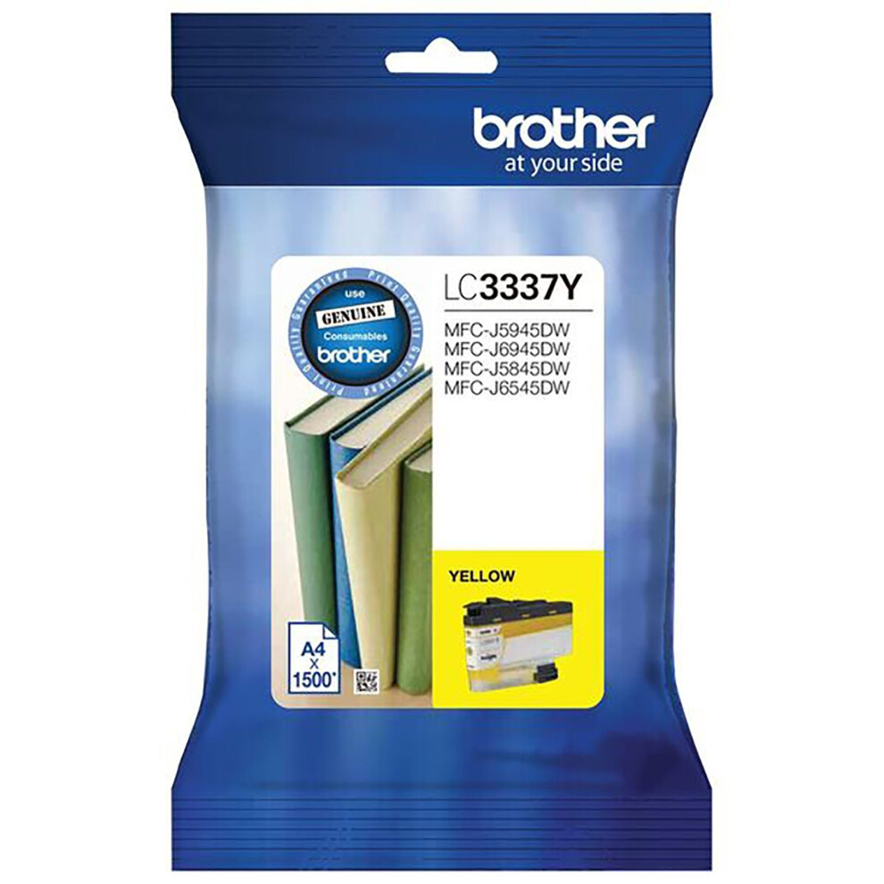 GENUINE Original Brother LC3337 YELLOW Ink Cartridge Toner LC3337Y