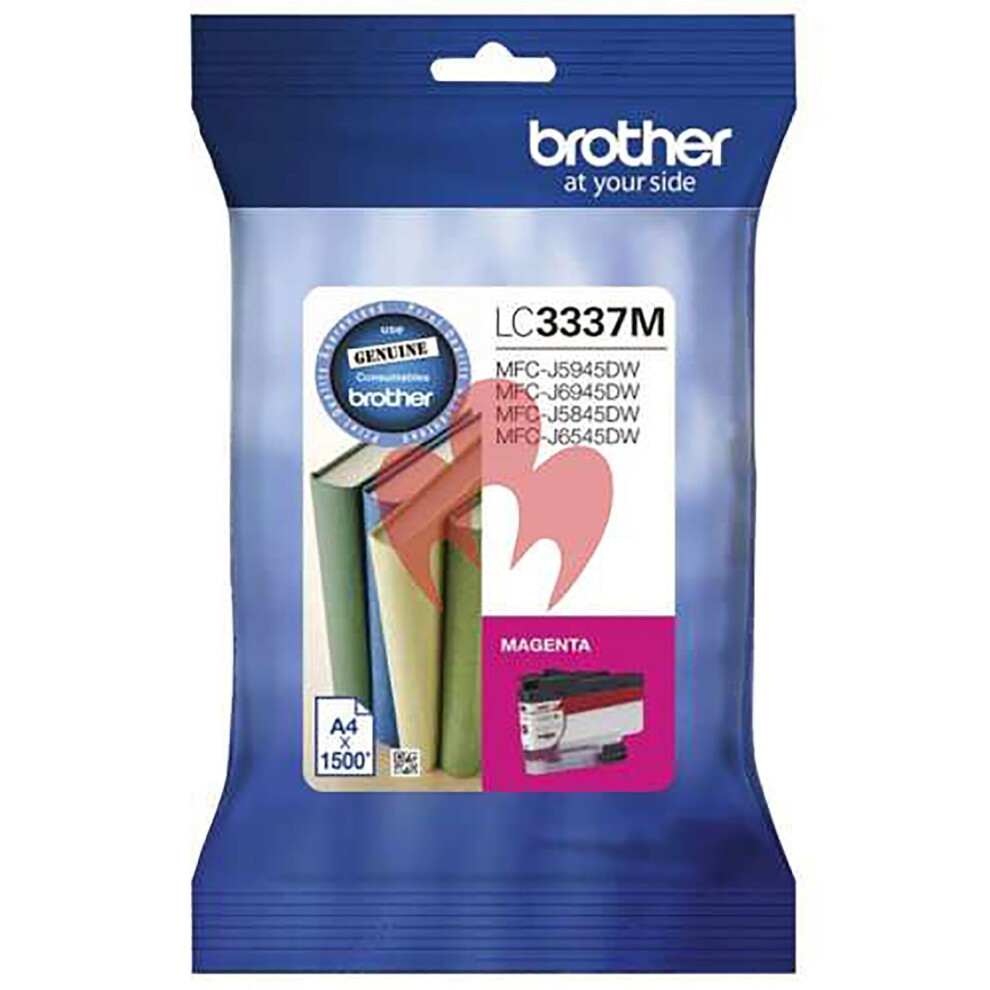 GENUINE Original Brother LC3337 Magenta Ink Cartridge Toner LC3337M